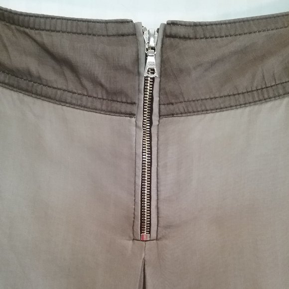 Hugo Boss Skirt | A-line Brown Sheer Overlay | 10 - Picture 4 of 12